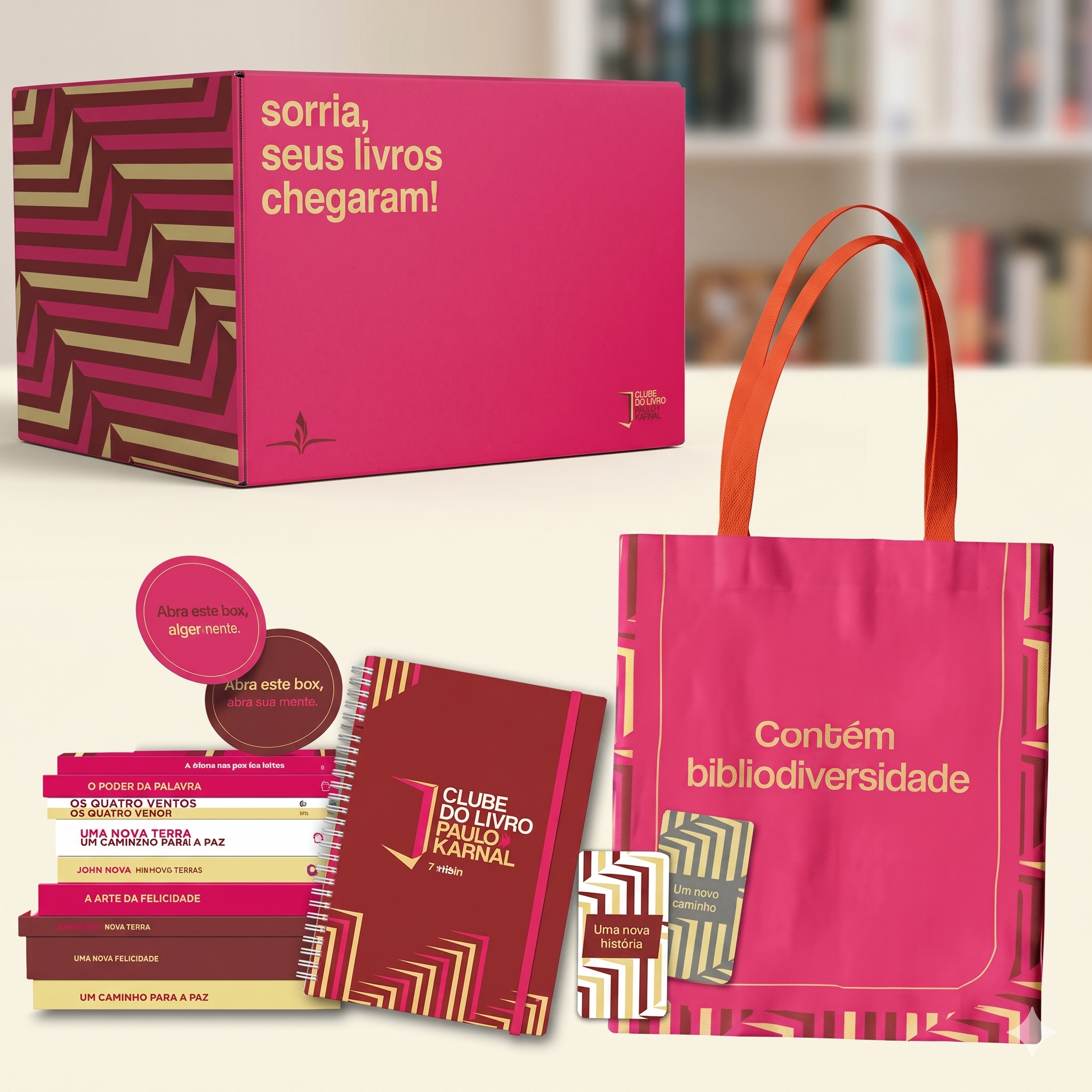 Kit completo Clube do Livro 2026